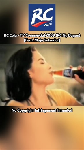 RC Cola TV Commercial 2009 (Feat. Maja Salvador)