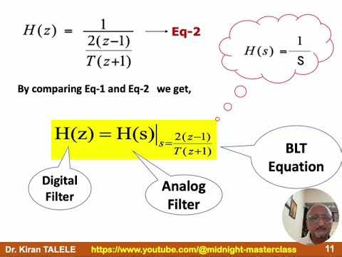 IIR Filter Session 5-5 BLT Equation