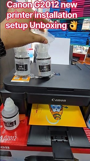 Canon G2012 new printer installation setup Unboxing 👌 #canon #service #printersupportsoftware