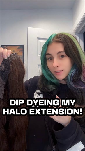 Jaclyn May. on Instagram: "Halo extension dip-dye DIY — easy, fast, flawless! 💖 // Halo Extension from @sunnyhair.extensions ! • • • #DIYHair #HaloExtension #DipDyeHair #HairDIY #HairTutorial #HairTransformation #HairColor #HairDye #HairHack #DIYHairColor #HairExtensions #HairGoals #HairInspo #HairObsessed #HairTips #BeautyHack #HairHacks"