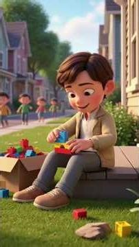 Liam’s Tallest Tower | A Moral Story About Determination & Never Giving Up #shorts #lifelessons