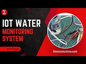 DIY IoT Water Monitoring | Real‑Time TDS, Turbidity & Level Monitoring with Alerts & Pump Control