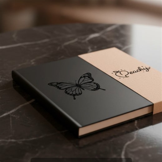 Peachy Peachy on Instagram: "There’s something magical about a fresh page and a quiet morning. ✨ Our Black Butterfly Notebook is designed for the dreamers, the poets, and the late-night thinkers. With its sleek matte finish and intricate butterfly detail, it’s not just a journal it’s a sanctuary for your biggest ideas. Transform your notes, sketches, and ideas into something magical with our Black Butterfly Notebook. Perfect for students, creatives, and anyone who loves a touch of elegance in th
