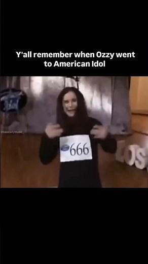 When Ozzy Osborne Went To American Idol 😂