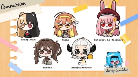 RT @Kwang_HuLu: อุดหนุนลายเส้นคนน่ารักมา By @804_lunchB ส่วนมีใครบ้าง ก็ตามภาพเลย #KwangPayCMS//อาจจะไม่ติดแท็กแต่ละคนนะ😅