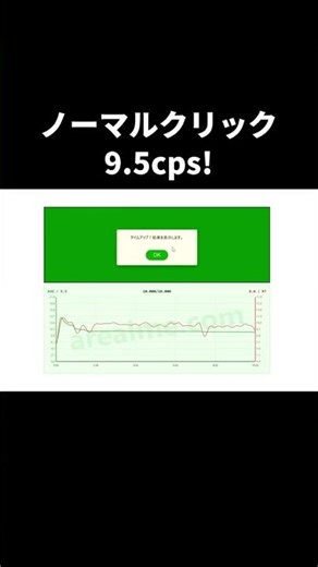 ノーマルクリック 9.5cps!【連打】#連打#マウス#ノーマルクリック#cps