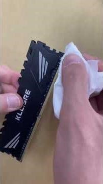 メモリ（RAM）の取り外し・清掃・再装着方法についてのご案内動画、ご案内いたします。