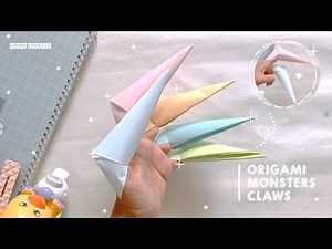 How To Make PAPER CLAWS | EASY ORIGAMI