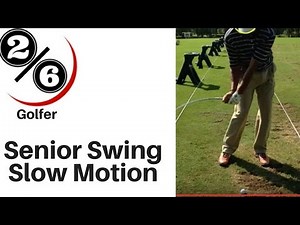 Senior golf swing slow motion: 21 of 100 Masters