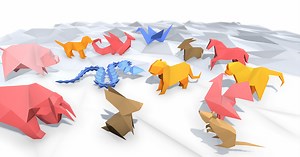 Origami Animals Pack | 3D Animals | Unity Asset Store