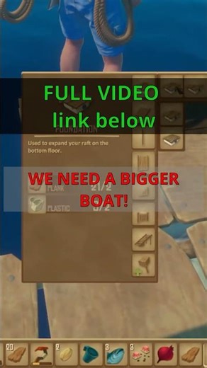 Our Raft Is a TERRIBLE Base… 😅 | Raft Survival #survivalgames #raft #gamingclips #gamingshorts