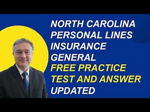 North Carolina Personal Lines Insurance General Free Practice Test And Answer