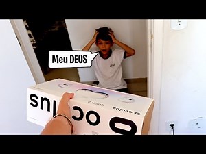 Ele Chorou Muito Ao Ganhar o Óculos De Realidade Virtual Quest 2
