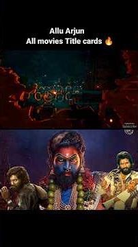 All title cards telugu movie 🥵 | #alluarjun #allmovie #titles #titlecard #trending