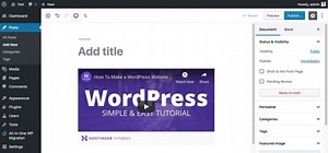 ¿Cómo insertar un video en WordPress? 3 métodos y ejemplos