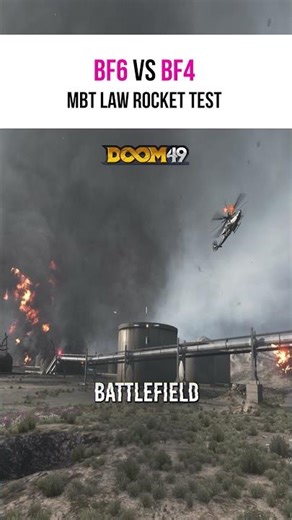 BF6 vs BF4 MBT Law Rocket Test