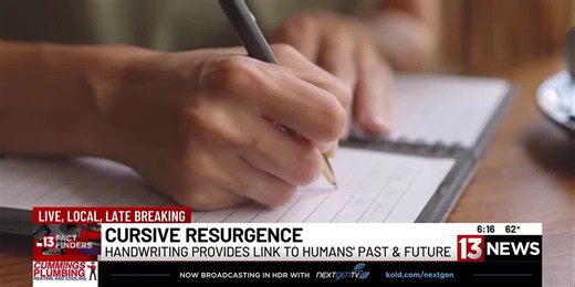 13 Fact Finders: Why cursive is making a comeback