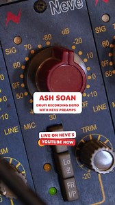 Go inside the Windmill Studio with @ashsoan 🥁 🙌 Get an inside look at how he uses his collection of Neve preamps to capture his legendary drum sound. 👀 Watch the full video to hear the gear in action and discover how an old windmill became a remote recording powerhouse. 🎥 https://youtu.be/Oufm5Fiq69w | Neve
