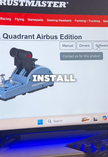 Configuración del Thrustmaster para Airbus en MSFS 2024
