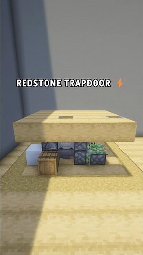 Minecraft Redstone Trapdoor ⚡