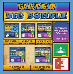 Middle School Science Water Unit Powerpoints   Worksheets. The Water Cycle