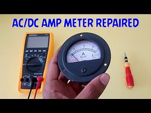 How to repair AC/DC Amp meter easily