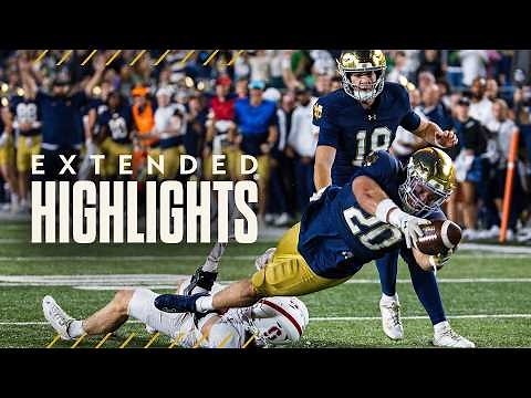 EXTENDED HIGHLIGHTS | Notre Dame Football vs Stanford (2024)