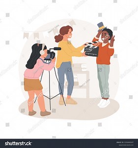 Kids Filming: Over 8,282 Royalty-Free Licensable Stock Illustrations & Drawings | Shutterstock