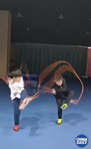 1.5M views · 10K reactions | These kids didn't "skip out" on practicing their jump rope exercises! #ChinaStory | China Daily | Facebook