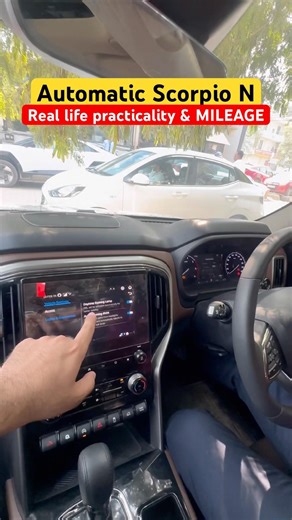 ScorpioN petrol Automatic mileage & experience #scorpion #mahindrascorpion #carshorts
