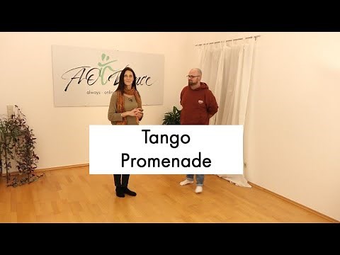 (Euro)Tango Basic Figure: Promenade (European Tango) - explained, demonstrated & with music