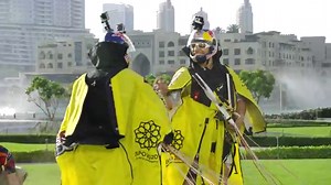 Burj Khalifa Pinnacle BASE Jump - 4K
