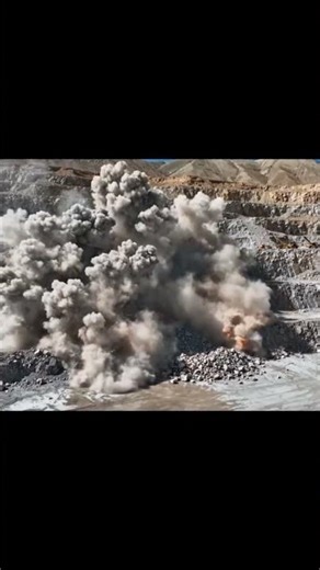 Industrial Explosion - Unearthing Raw Materials #Shorts