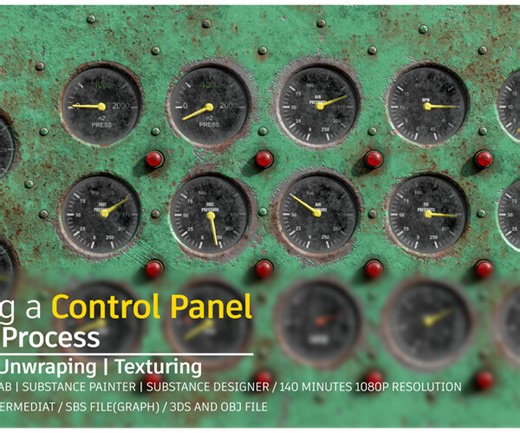 ArtStation - Tutorial | Creating a Control Panel - The Full Process | Tutorials