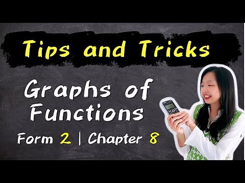 Form 2 Maths Chapter 8 【 Tips and Tricks 】How to construct a table of value using calculator