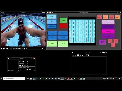 Swimming stroke and timing analysis using the Nacsport video analysis software