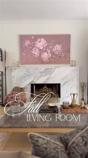 5K views | Elegant Fall Living Room Makeover with Mauve Accents #FallLivingRoom #AutumnDecor #HomeMakeover #MauveTones #CozyHome #FallInspo #InteriorDesign | The Krystal Collective | Facebook