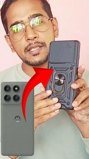 MOTOROLA EDGE 60 PRO ACCESSORIES BACK COVER UNBOXING & REVIEW #mobile