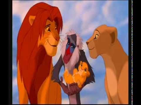 Le Roi Lion-Simba et Nala-Hier,deux enfants