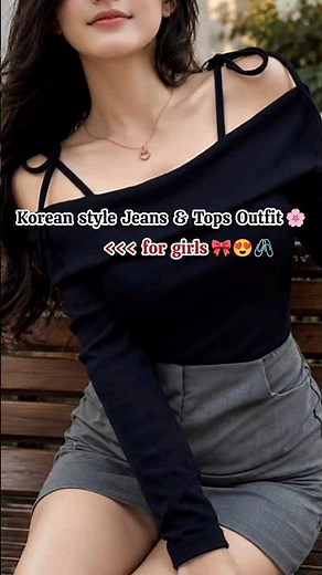 Viral Korean Outfit Ideas For Girls 😍 #Shorts #OOTD #AestheticFashion #koreanoutfits #jeansandtop
