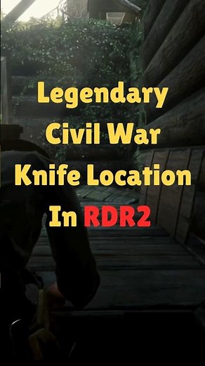 Legendary Civil War Knife Location In RDR2