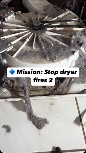 @ovk_appliance on Instagram: "Dryer fires cause thousands of house fires every year — and the #1 reason is simple: lint buildup. What looks like dust is actually fuel. Regular dryer cleaning isn’t just maintenance — it’s fire prevention. Don’t wait until it’s too late. Appliance Repair | Washers, Dryers, Ovens & More 📍 La Crescenta & Nearby ⸻ #DryerFire #LintTrapDanger #FirePrevention #DryerCleaning #HomeSafety #ApplianceRepair #ovkappliance #fostersappliance"