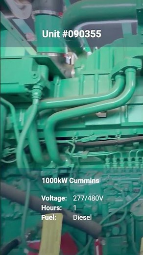 1000kW Cummins Diesel Generator | Load Bank Test | Generator Source Brighton, CO USA