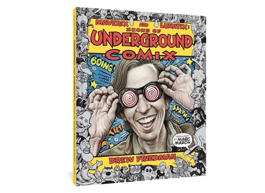 Out now — Drew Friedman's great new book of profiles of underground cartoonists