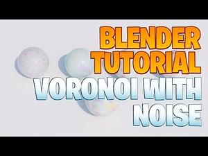 Blender beginner series No. 152 - Voronoi with Noise Texture node experiment