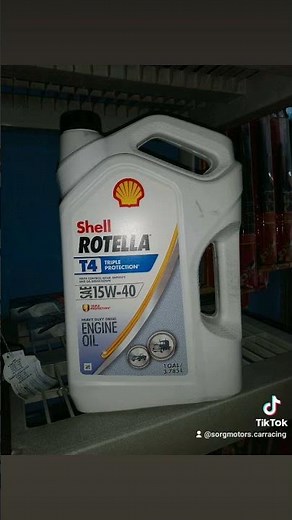 ITEM- Shell Rotella T4 Triple Protection Motor Oil SAE.15W-40 Diesel in store🛒