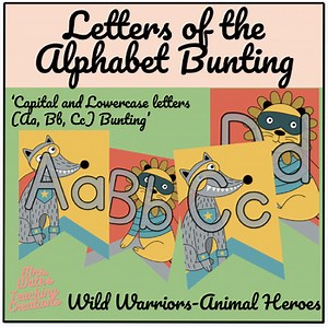 Letters of the Alphabet Printable Banner Display & Wild Warriors Printables