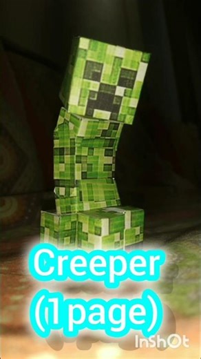 easy craftable minecraft mobs out of paper. comment for its template #minecraft
