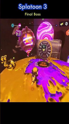 Splatoon 3 - Final Boss - Mr Grizz + Ending (Party 04)