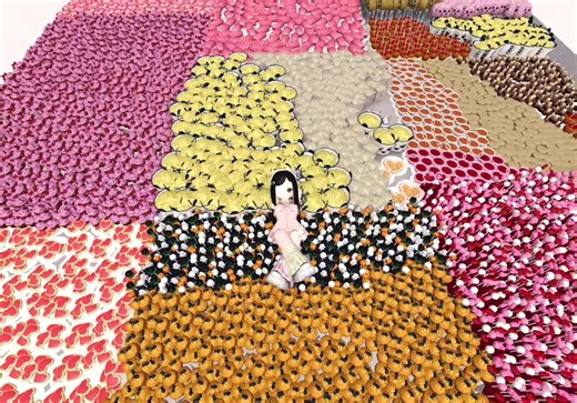 Construcción de un salón de fiestas en Bloxburg